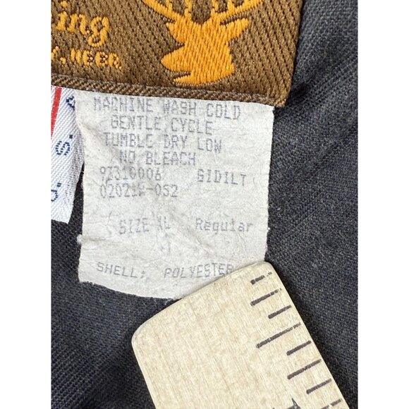 Vintage Cabelas Whitetail Pants Mens XL Camouflage Fleece Hunting USA Union Made - Picture 14 of 16